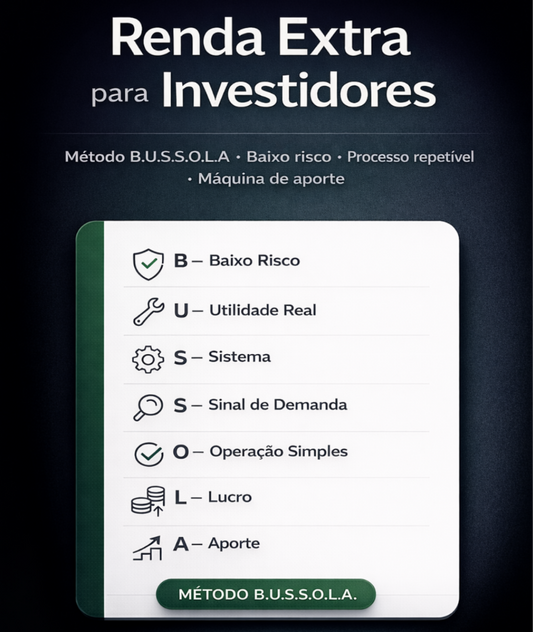 Renda extra para investidores: Método B.U.S.S.U.L.A